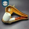 Lattice Block Meerschaum Estate Pipe, Unsmoked
