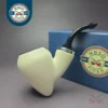 MBSD Meerschaum Silver Reverse Calabash Peewit Block Meerschaum Pipe