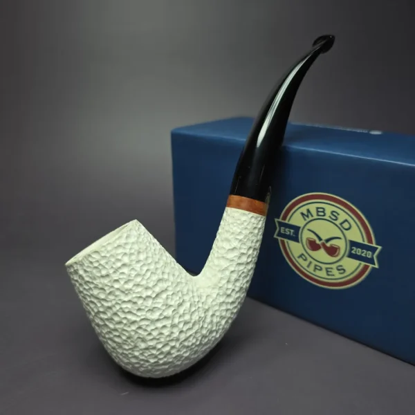 MBSD Meerschaum & J. Mouton "Premier Deluxe" (3/4) Block Meerschaum Pipe, New - Image 2
