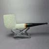 MBSD Meerschaum & J. Mouton "Premier Deluxe" (1/4) Block Meerschaum Pipe, New - Image 3