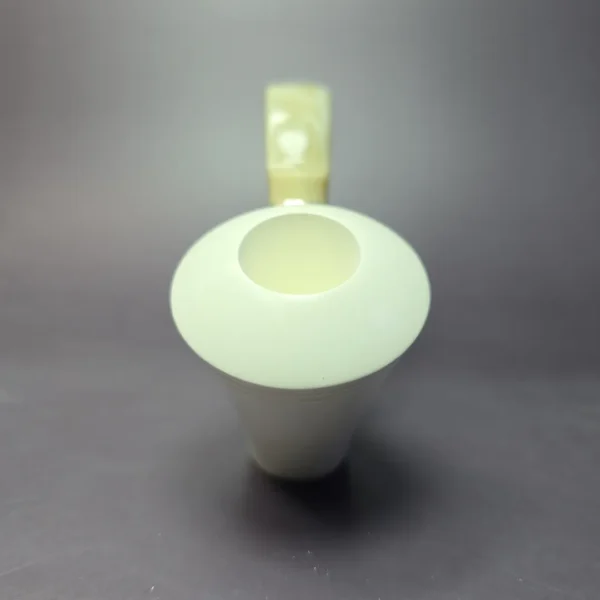 MBSD Meerschaum Silver Reverse Calabash Vase Sitter Block Meerschaum Pipe - Image 3