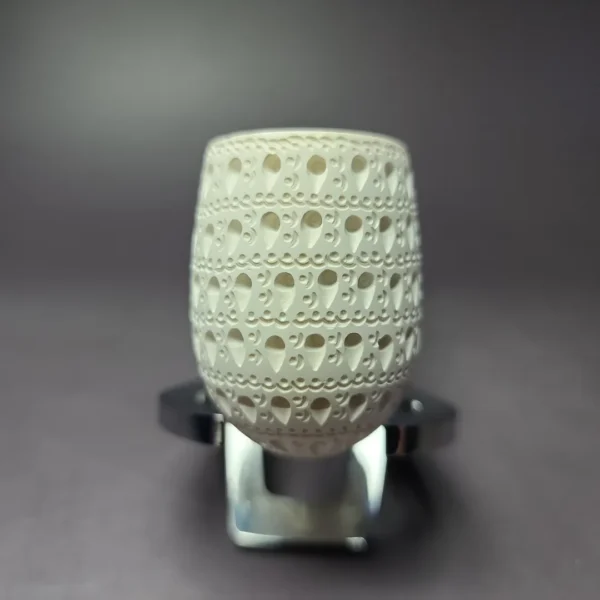 Lattice Block Meerschaum Estate Pipe, Unsmoked - Image 5