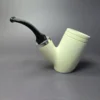 MBSD Meerschaum Silver Reverse Calabash Poker Block Meerschaum Pipe - Image 5