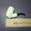 MBSD Meerschaum Silver Reverse Calabash Poker Block Meerschaum Pipe - Image 6