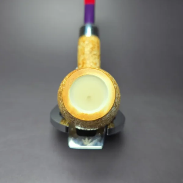 MBSD Meerschaum Silver Cutty Block Meerschaum Pipe, New - Image 6