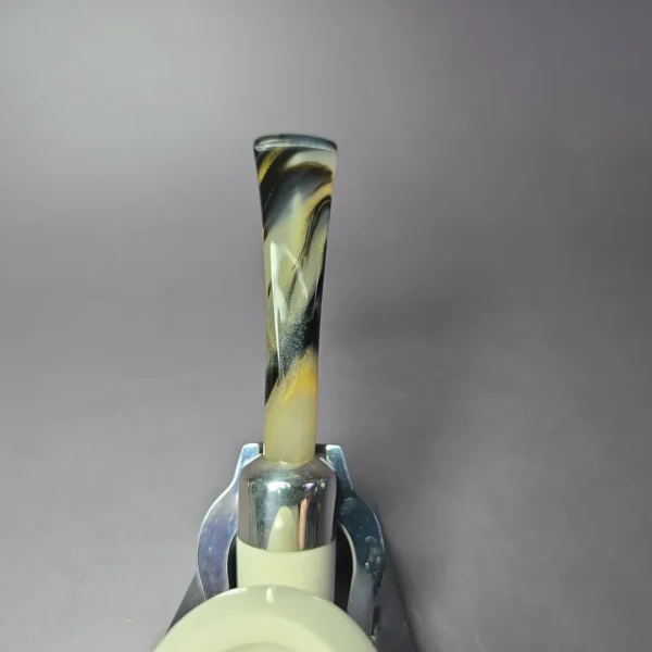 MBSD Meerschaum Silver Smooth Rhodesian Block Meerschaum Pipe, New - Image 6