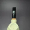 MBSD Meerschaum Deluxe Floral Egg Block Meerschaum Pipe, Briar-Mortise, 9mm - Image 7