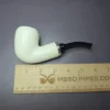 MBSD Meerschaum Silver Reverse Calabash Acorn Block Meerschaum Pipe, New - Image 7