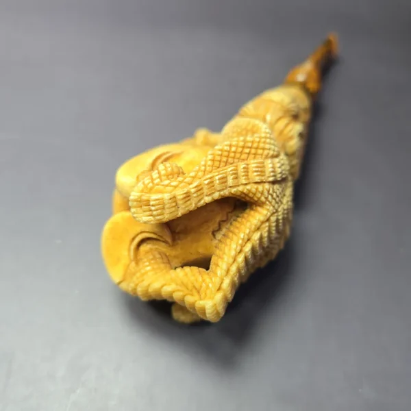 MBSD Meerschaum Masters by Kenan Dragon Claw Block Meerschaum Pipe, New - Image 8