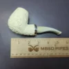 MBSD Meerschaum Silver Reverse Calabash Floral Brandy Block Meerschaum Pipe - Image 9