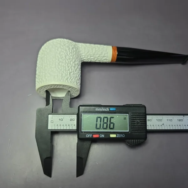 MBSD Meerschaum & J. Mouton "Premier Deluxe" (1/4) Block Meerschaum Pipe, New - Image 10