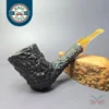 Savinelli Estella Rusticated Freehand Dublin Estate Briar Pipe, Unsmoked