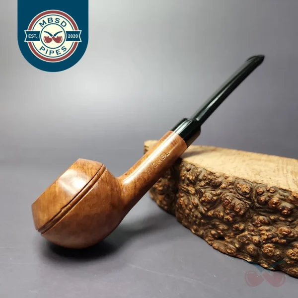 Michel Smooth Squat Rhodesian Estate Briar Pipe, Unsmoked