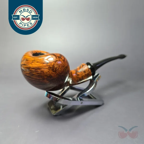Tsuge Ikebana 1993 Smooth Asymmetrical Tomato Estate Briar Pipe, Unsmoked