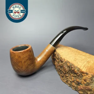 Kaywoodie 1932-1936 Super Grain 5014 Smooth Bent Billiard Estate Briar Pipe, American Estates