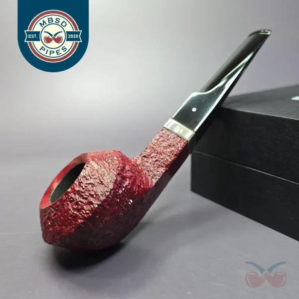 Dunhill 2008 Ruby Bark 5217 Squat Bulldog Estate Briar Pipe, English Estates