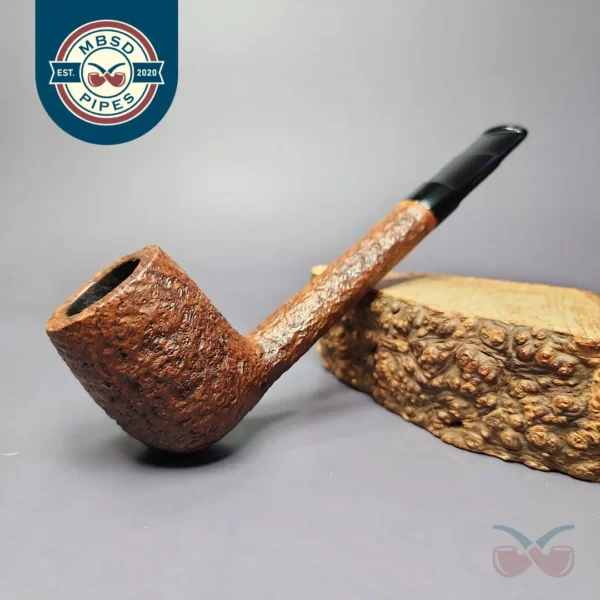 Charatan's Make 20104DC Sandblasted Lumberman Estate Briar Pipe, English Estates