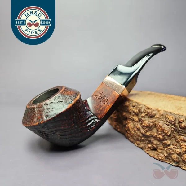 Morgan BlackJack 30 Sandblasted Bulldog Briar Pipe, New
