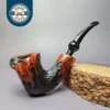 Nording Partially Rusticated Freehand Estate Briar Pipe, Unsmoked