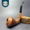 Ed Burak Connoisseur Rusticated Bent Bulldog Estate Briar Pipe, American Estates