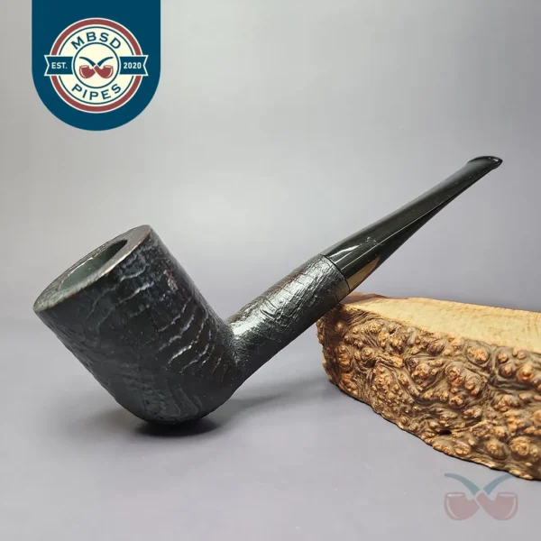 Hilson Sandblast 108 XL Billiard Estate Briar Pipe, Belgian Estates