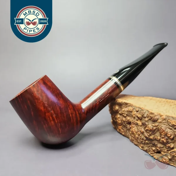 Thomas Cristiano Smooth Billiard Estate Briar Pipe, Unsmoked