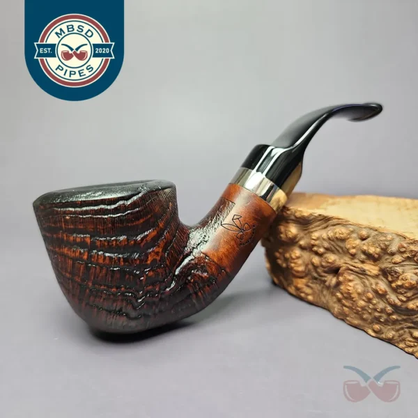 Morgan BlackJack 20 Sandblasted Dublin Briar Pipe, New
