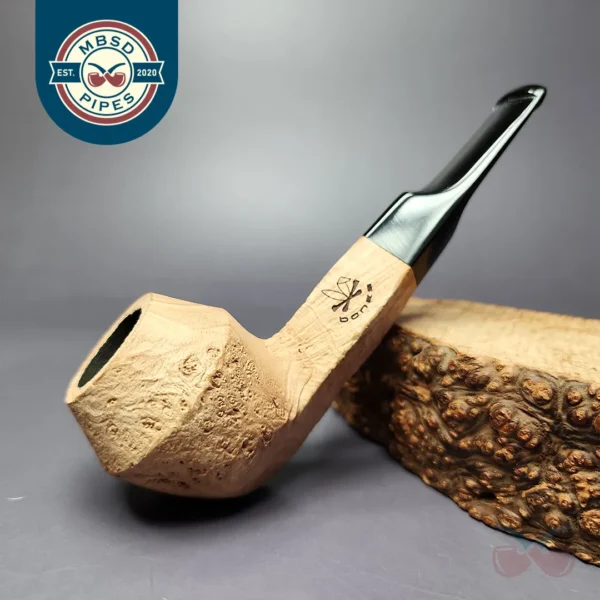 Morgan Bones Sandblasted Bulldog Briar Pipe, New