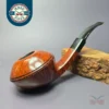 S. Bang (Per Hansen) XL Smooth Squat Bulldog Estate Briar Pipe, Unsmoked