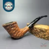 Caminetto Business 156 KS Rusticated Dublin Estate Briar Pipe, Italian Estates