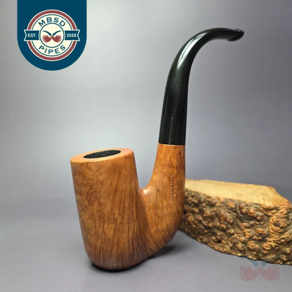 Ed Burak Connoisseur Magnum Smooth Oom Paul Estate Briar Pipe, American Estates