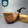 Ardor Urano XL Rusticated Dublin w/ Silver Estate Briar Pipe, Italian Estates