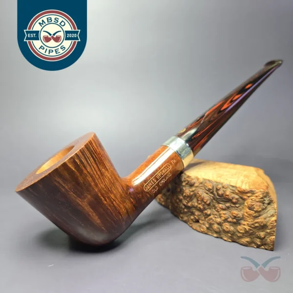 James Upshall Old England Magnum Dublin w/ Les Wood Silver Estate Briar Pipe, Unsmoked