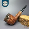 Castello Old Sea Rock SK 33 Rusticated Canadian Estate Briar Pipe, Italian Estates