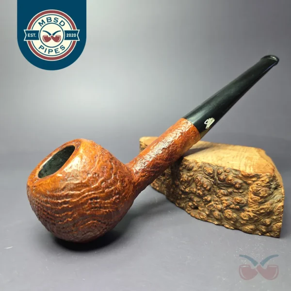 John Eells 2001 CORPS Pipe of the Year Sandblasted Apple Estate Briar Pipe, American Estates