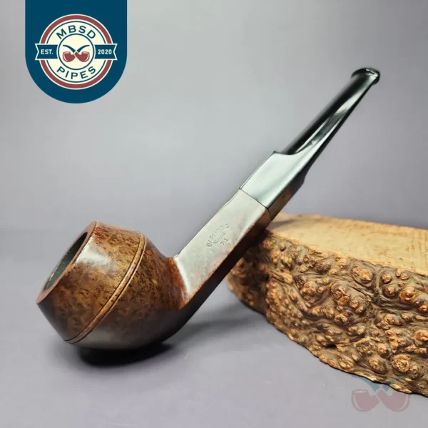 Barling's Make Family Era 71 Smooth Bulldog Estate Briar Pipe, English Estates
