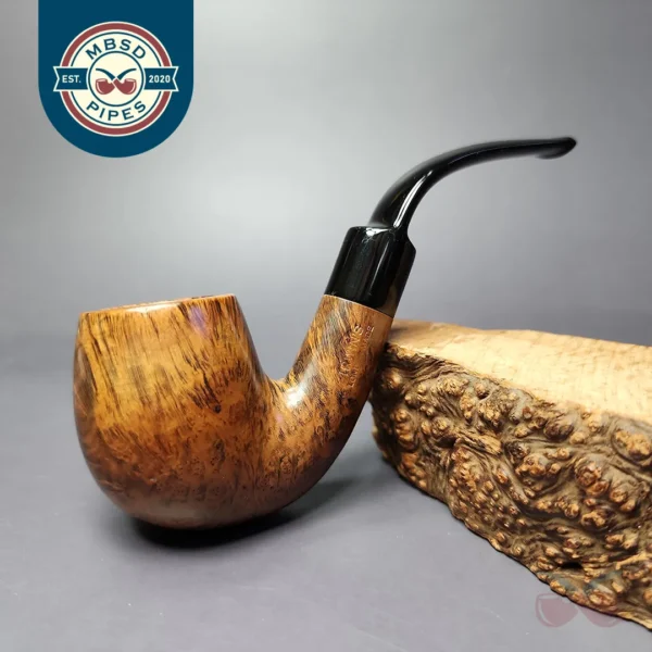 Irwin's by GBD 9456 Smooth Bent Billiard Estate Briar Pipe, English Estates