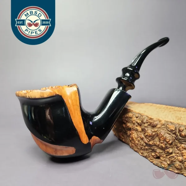 Nording Smooth Fluted Freehand Estate Briar Pipe, Unsmoked