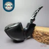 Nording Black Smooth Freehand Estate Briar Pipe, Unsmoked