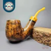Nording A XL Smooth Bent Billiard Estate Briar Pipe, Unsmoked