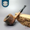Proxima by Piero Vitale Contrast Sandblasted Pot Briar Pipe, New