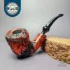 Nording Partially Rusticated Freehand Estate Briar Pipe, Unsmoked