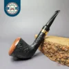 Brebbia Gemma 882 Sandblasted Rhodesian Estate Briar Pipe, Italian Estates