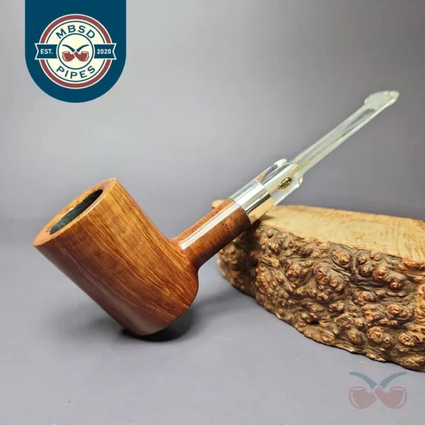 GBD Virgin 1344 Smooth Poker w/ Perspex Estate Briar Pipe, English Estates