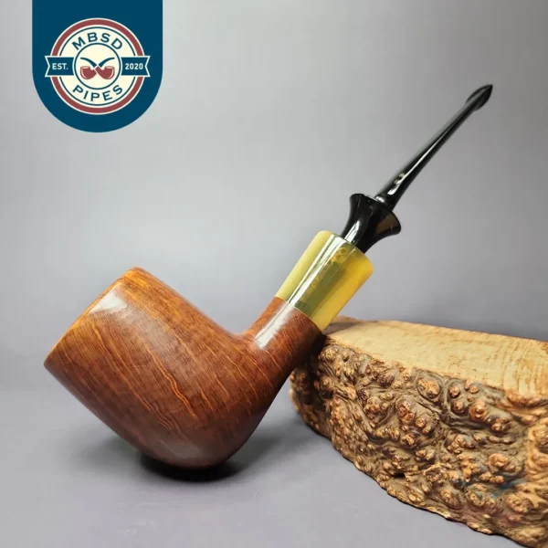 Savinelli Nonpareil 9111 Smooth Billiard Estate Briar Pipe, Italian Estates