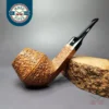 Ser Jacopo R2 Rusticated Bulldog Estate Briar Pipe, Italian Estates