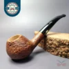 Chacom Flame Grain 871 Sandblasted Author Estate Briar Pipe, Unsmoked