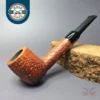 Merchant Service Originals by G. Polla Sandblasted Billiard Handmade Briar Pipe, New
