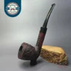 James Upshall Bark EXL Rusticated Cavalier Estate Briar Pipe, Unsmoked