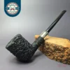 Pipe Tristan Granite Rusticated Army Mount Billiard Handmade Briar Pipe, New